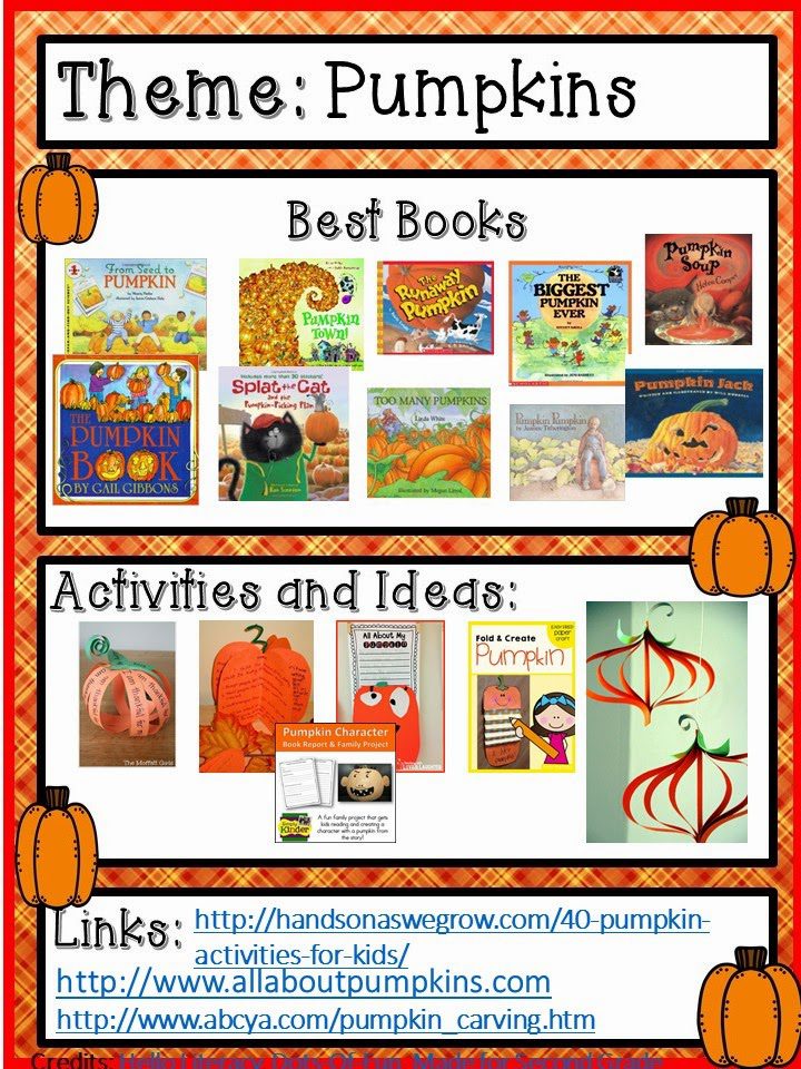 Pumpkins Galore! A Pumpkin Theme Your Students Will Love