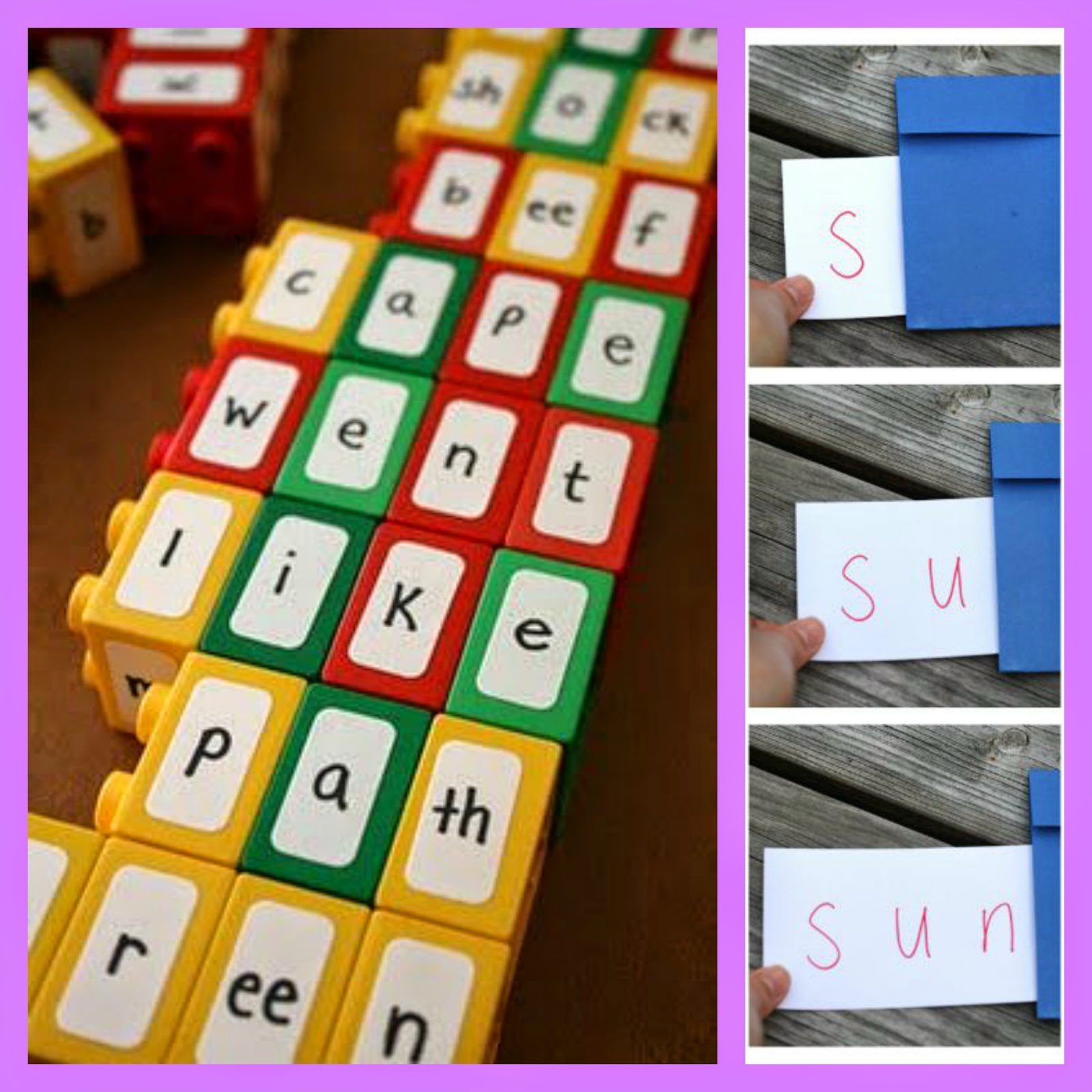 Fresh and Fun Word Work to Help Your Reader Bloom lego words