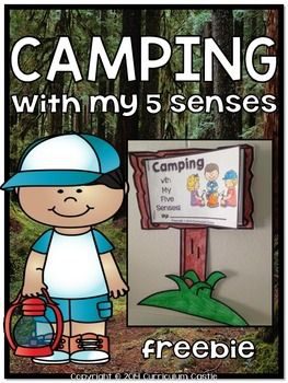 camping theme 5 senses