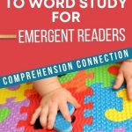 You might think that word study would be implemented beginning in first grade, but that is not the case. Our emergent readers are part of the reader continuum, and phonological awareness and phonics are a critical part of reading instruction at the emergent level. What does it look like? Well, one might think of it as word play, but there is a systematic progression even for our youngest learners. This post explains the plan.