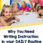 Writing lessons take time, and perfecting writing skills takes practice. If your day is busy, and you're pinched for time, what do you eliminate from the schedule? Do you snip a few minutes from each lesson? Maybe you divide a lesson across two days? Perhaps you remove a lesson from the list? Whatever you do, do not short change writing! This post explains why it MUJST be included DAILY.