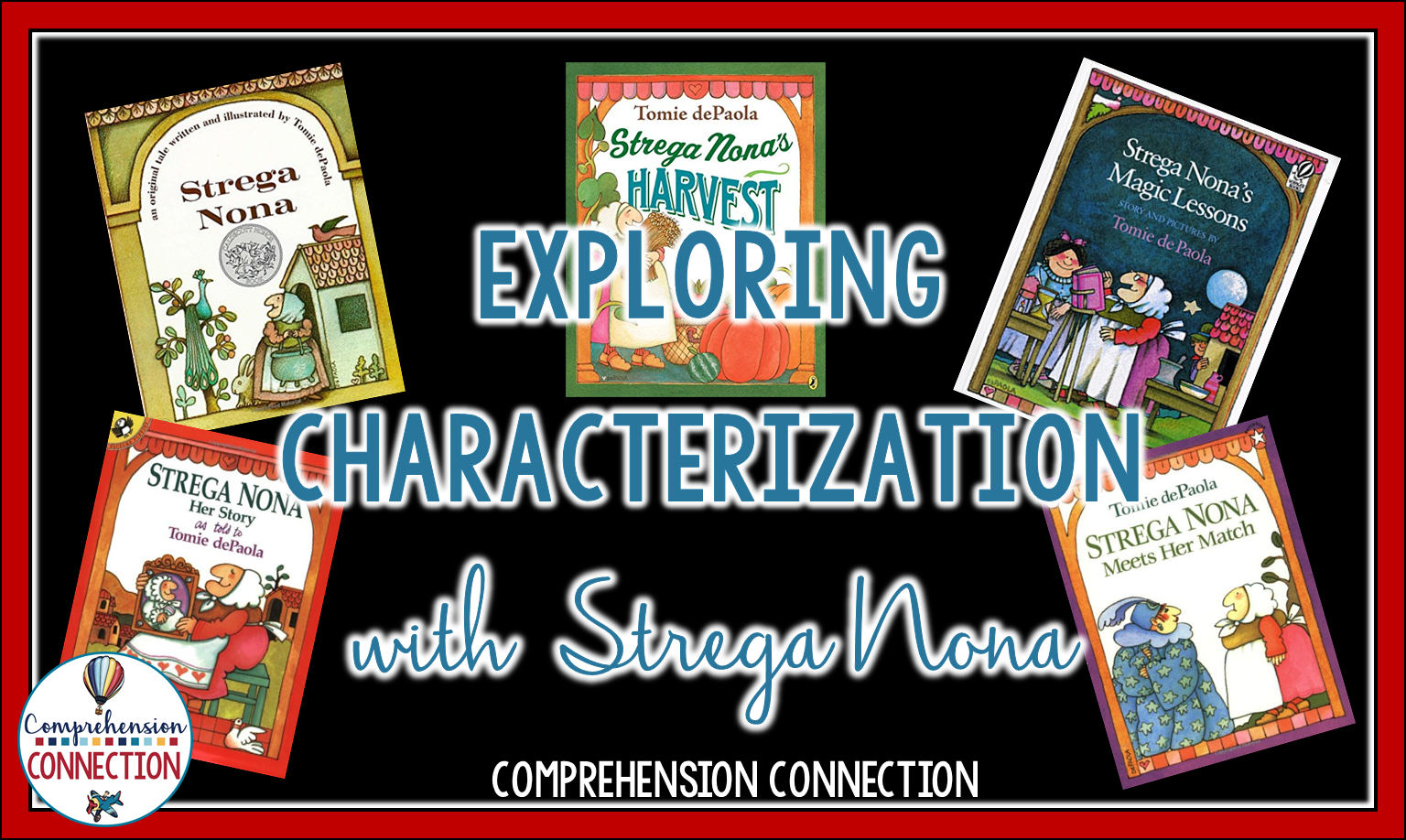 Exploring Characterization with Strega Nona and Big Anthony 1 Tomie dePaola is a favorite among children's book authors and for good reason. His book characters are unique and crazy funny. Kids love that oaf Big Anthony, and who doesn't enjoy the thought of magic. Strega Nona works her magic...on our kids! (and there are certainly memorable characters in Tomie's other books as well). Today, I'd like to share ways you can study characterization with the Strega Nona collection as well as Tomie's other books too.