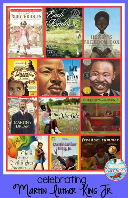 Take a moment and flip through the many quotes from Dr. Martin Luther King Jr.  Can you imagine what he'd say today with all of the conflicts going on in our world? There is so much to learn from his life and words. This post offers books and teaching activities to celebrate MLK Day.