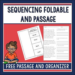 One of the best ways to model comprehension skills is with quality literature. This post focuses on procedural texts and the sequential text structure. Free resources included.