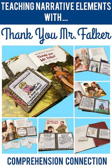 This post features the book Thank You Mr. Falker for teaching narrative elements. Check it out for teaching ideas and an exclusive free resource.