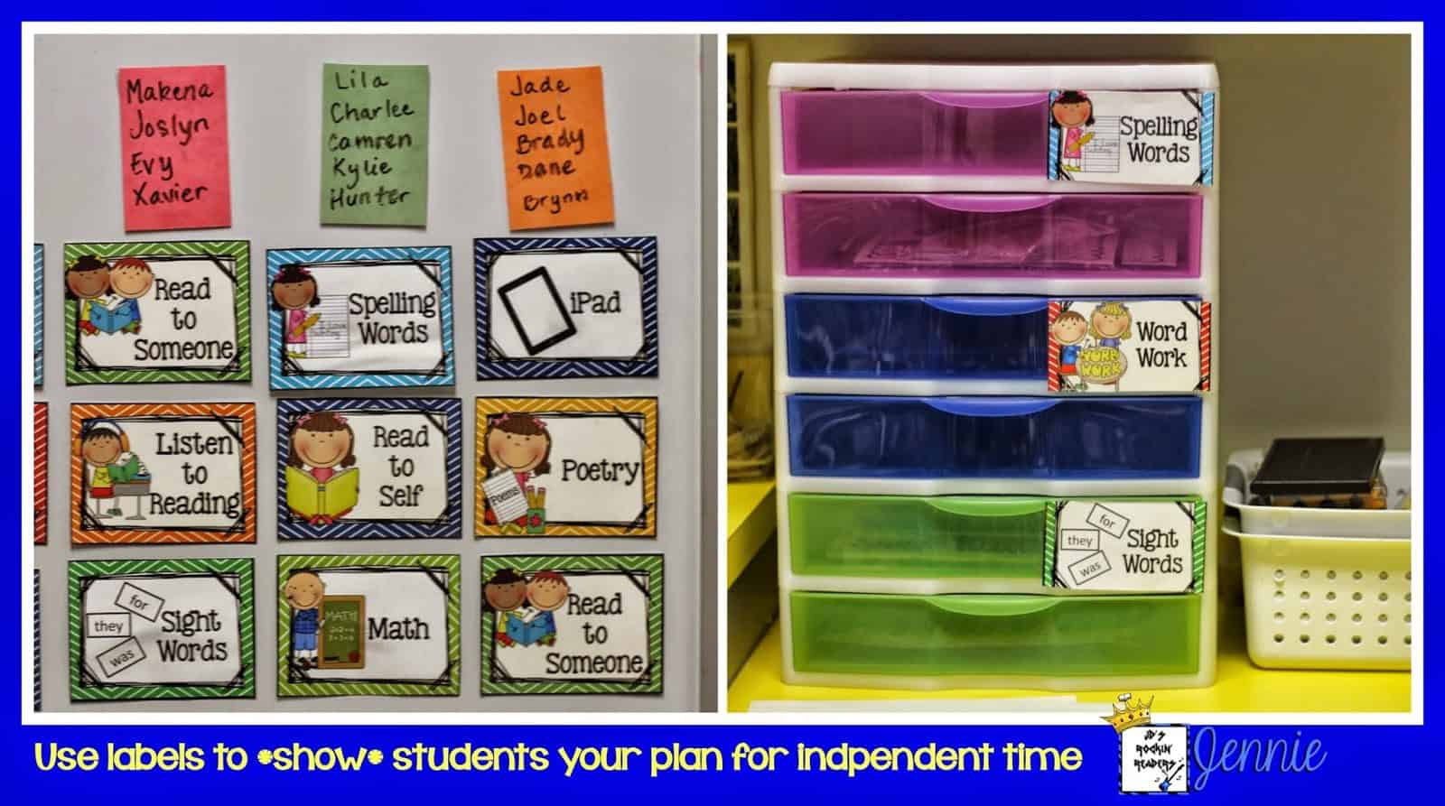 Organizing your students in order for guided reading groups to flow smoothly takes a little effort. Check out this post for a few tips and resources to help you get started.