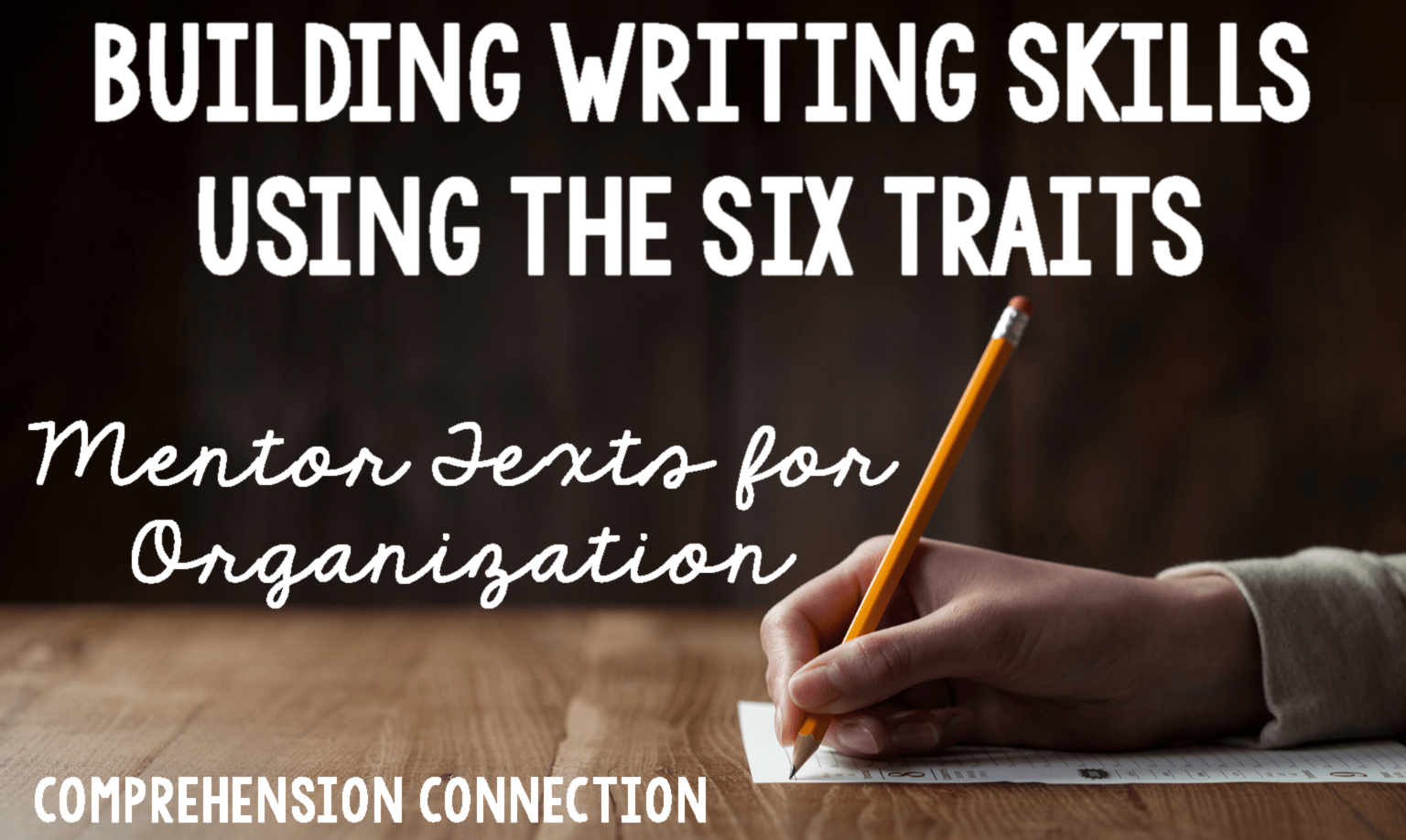 Using mentor texts to work on organization within writing helps provde a model for students. In this post, two titles are shared, Big Chickens and Bats at the Beach and how to use them. Check it out for your next writing assignment. Helping students with organization starts with modeling using mentor texts. Using the Six Traits of Writing ensures consistency across grade levels.