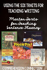 When I think of books that demonstrate strong sentence fluency, I think of books that have creative sentence structure. Sentences flow well and are carefully crafted to best express the author's message. Sentences can be long and winding joining one idea to the next or can be purposefully short and choppy, but the message is clear. In this post, I share mentor texts for working on sentence fluency and the six writing traits. Freebies included