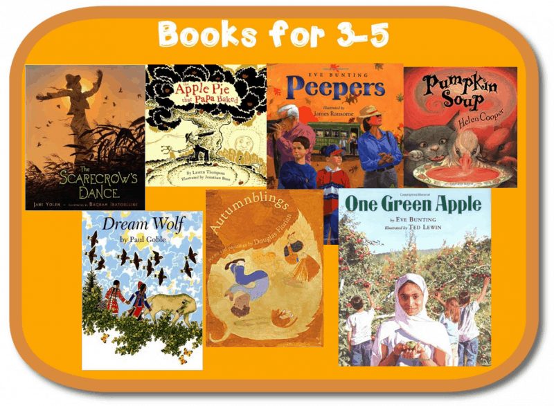 Need book recommendations for fall? This post includes books about fall and activities to go with them.