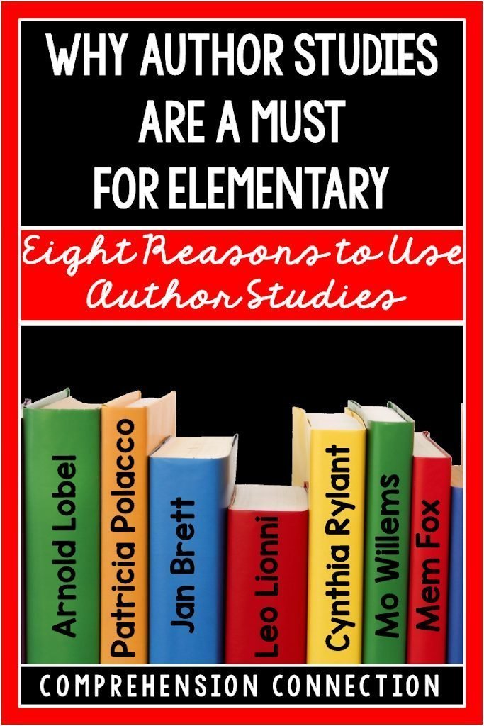 Author studies are much more than story time. They help us make comparisons across texts, study theme, expose students to rich literature, and so much more. Check out this post on why you should feature an author a month.
