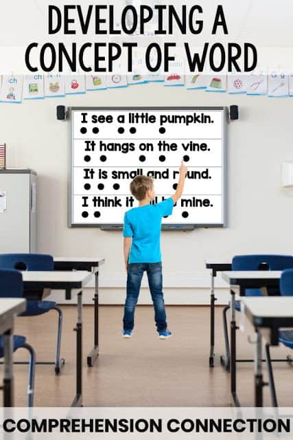 Teaching emergent readers to read is so much easier with concept of word poems. Modeling with Poem of the Week helps students make the connection between spoken words and print. This post includes lots of teaching activities you can do with just one poetry set. 