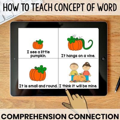 Teaching emergent readers to read is so much easier with concept of word poems. Modeling with Poem of the Week helps students make the connection between spoken words and print. This post includes lots of teaching activities you can do with just one poetry set. 
