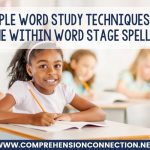 Word study is such an important literacy component. At the within word stage, the goal is to teach vowel patterns and sounds. If we can just get students to understand patterns and sounds, they will never have difficulty with writing or decoding, right? Learning long vowel and other vowel patterns makes a big difference with kids' ability to read. However, word study is especially important for decoding new words. In this post, I share with you tips for teaching as well as activity ideas.