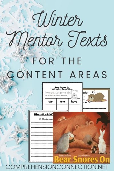 Winter is here, and Bear Snores On is the perfect book to use this time of year. It's rich vocabulary and complex concepts tie in quite nicely with bear research, science concepts such as hibernation, and comparing fiction and nonfiction. In this post, I'll share 5 simple lesson ideas you can use with the book.