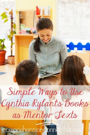 Cynthia Rylant's writing style works well for teaching so many skills including author's craft, visualizing, point of view, imagery, drawing conclusions, making inferences, and finding text evidence to support thinking. In this post, I share my top ten favorite titles and ideas to go with each.