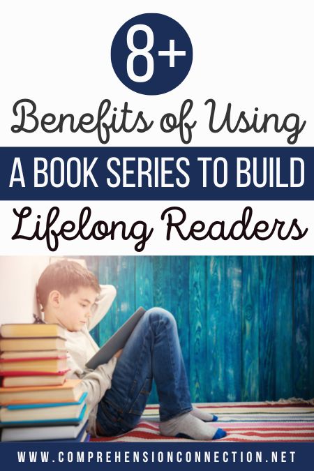 reading a book series to motivate readers pin