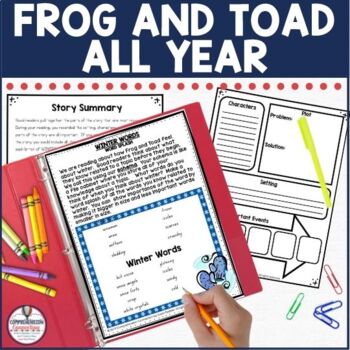 Frog and Toad All Year by Arnold Lobel Activities in Digital and PDF