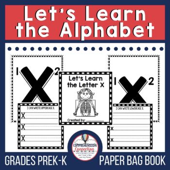 Letter X Paper Bag Book