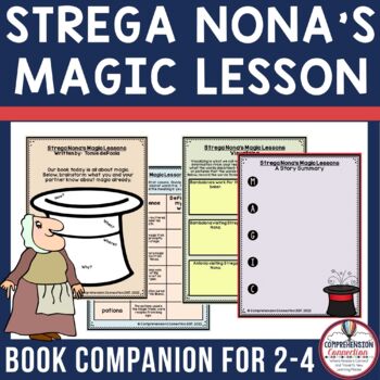 Strega Nona's Magic Lessons by Tomie DePaola Activities in Digital and PDF