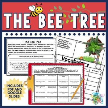The Bee Tree by Patricia Polacco Activities in Digital and PDF