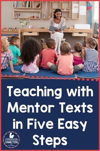 Teaching with Mentor Texts in five easy steps pin