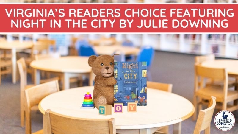 Virginia’s readers choice featuring night in the city by julie downing