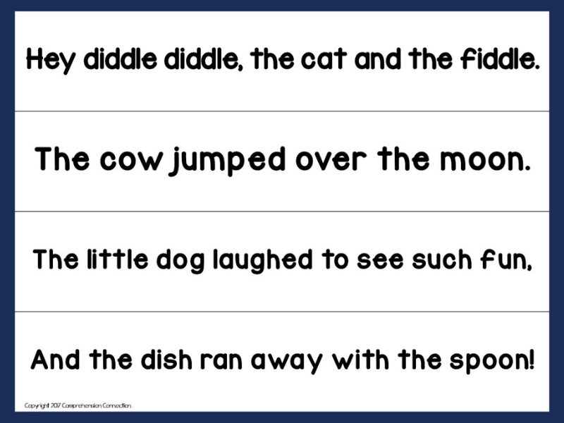 Sentence Strips